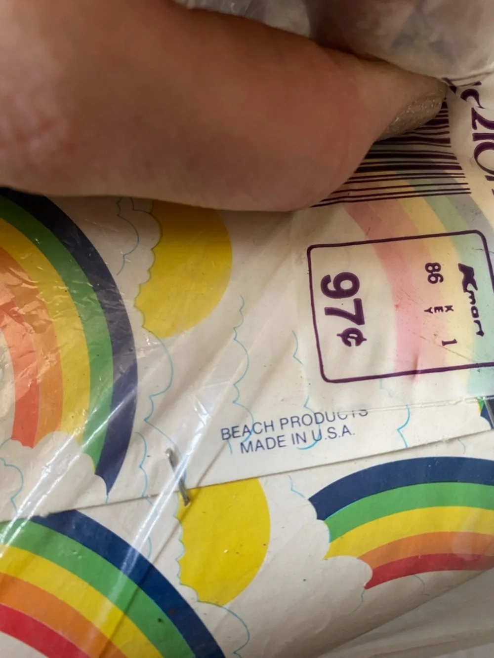 New 1990s Party Hats Rainbow 4 Total Vintage Birthday Fashion Art Made in USA - Picture 5 of 5